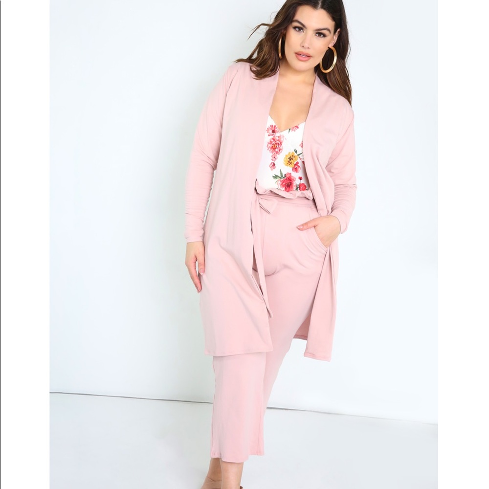 Blush pink cardigan from Rebdolls